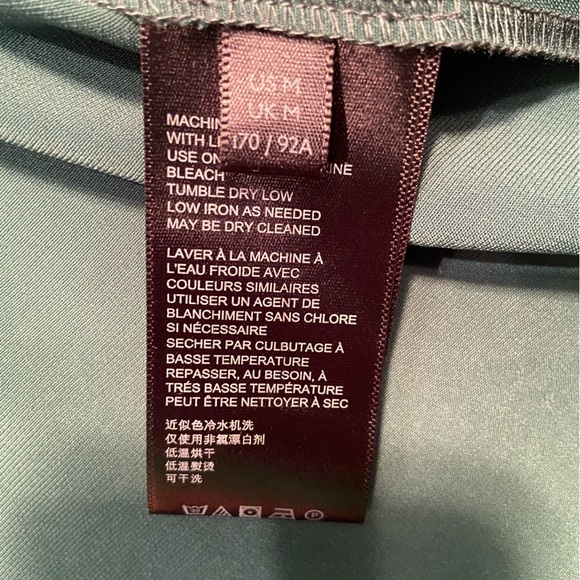 Urban Outfitters Emerald Green, Mini Satin Slip Dress, Padova, Sz Medium - Picture 6 of 8